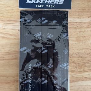 Skechers Black Adult Face Mask Disposable NEW
